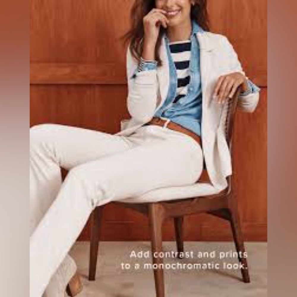 J. Jill Cream Trousers for Women